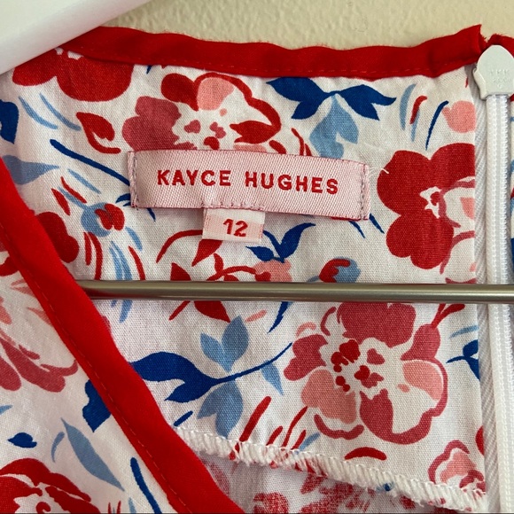 KAYCE HUGHES Floral Sundress Size 12 - Picture 4 of 5